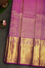 Kancheepuram Silk Navy Blue Saree