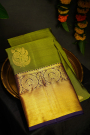 Kancheepuram Silk Mehendi Green Saree