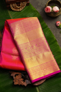 Kancheepuram Silk Peach Saree