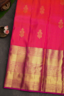 Kancheepuram Silk Peach Saree