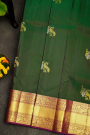 Kancheepuram Silk Bottle Green Saree
