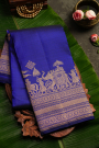 Kancheepuram Silk Royal Blue Saree
