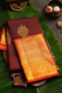 Kancheepuram Silk Maroon Saree