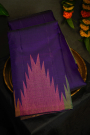 Kancheepuram Silk Navy Blue Saree