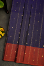 Kancheepuram Silk Navy Blue Saree