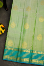 Kancheepuram Silk Pista Green Saree