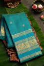 Kancheepuram Silk Sky Blue Saree