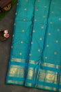 Kancheepuram Silk Sky Blue Saree
