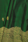Kancheepuram Silk Bottle Green Saree