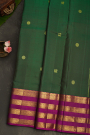 Kancheepuram Silk Bottle Green Saree