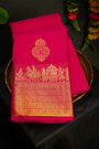 Kancheepuram Silk Rani Pink Saree