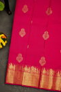 Kancheepuram Silk Rani Pink Saree
