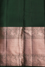 Kancheepuram Silk Bottle Green Saree
