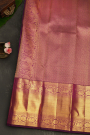 Kancheepuram Silk Wine Saree