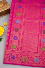 Gadwal Silk Orange Saree