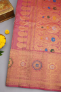 Gadwal Silk Cream Saree