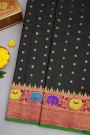 Gadwal Silk Black Saree