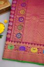 Gadwal Silk Black Saree