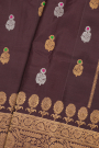 Gadwal Silk Dark Maroon Saree