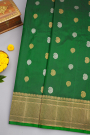 Gadwal Silk Bottle Green Saree