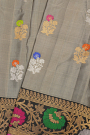 Gadwal Silk Grey Saree