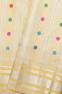 Gadwal Silk Cream Saree