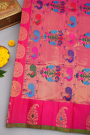 Gadwal Silk Orange Saree