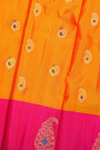 Gadwal Silk Orange Saree