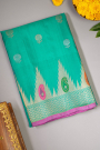 Gadwal Silk Sea Green Saree