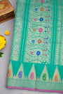 Gadwal Silk Sea Green Saree