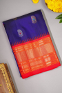 Gadwal Silk Navy Blue Saree