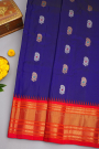 Gadwal Silk Navy Blue Saree