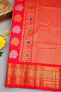 Gadwal Silk Navy Blue Saree
