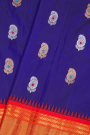 Gadwal Silk Navy Blue Saree