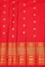 Gadwal Silk Bottle Green Saree