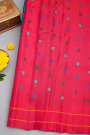 Gadwal Silk Peacock Blue Saree