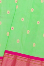 Paithani Weaving Silk Green Saree
