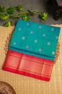 Paithani Silk Turquoise Green Saree