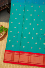 Paithani Silk Turquoise Green Saree