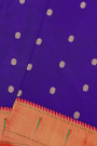 Paithani Weaving Silk Navy Blue Saree