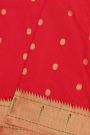 Paithani Silk Red Saree