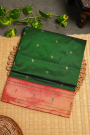 Paithani Silk Bottle Green Saree