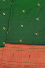 Paithani Silk Bottle Green Saree