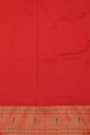 Paithani Silk Bottle Green Saree