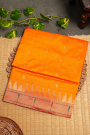Paithani Silk Orange Saree