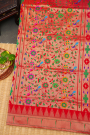 Paithani Silk Orange Saree