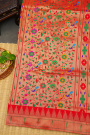 Paithani Silk Off White Saree