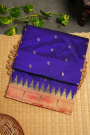 Paithani Silk Royal Blue Saree