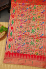 Paithani Silk Royal Blue Saree