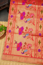 Paithani Silk Magenta Saree
